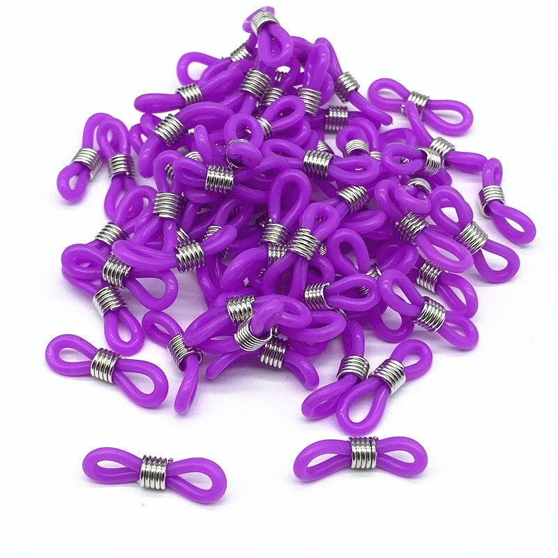 Glasses Chain Silicone Rubber Ring - Orchid Unique