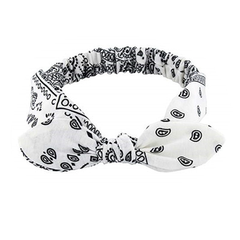 Vintage Cross Knot Elastic Hairbands - Orchid Unique