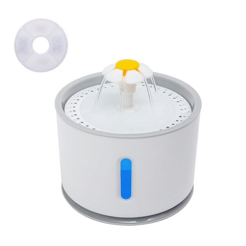Automatic Pet Cat Water Fountain - Orchid Unique