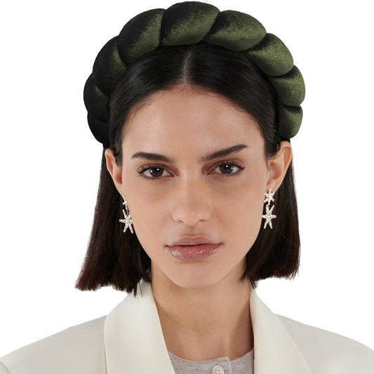 Haimeikang Solid Color Velvet Headband Hair Bands Winter New Sponge Hair Hoop Bezel Headbands For Women Fashion Hair Accessories - Orchid Unique