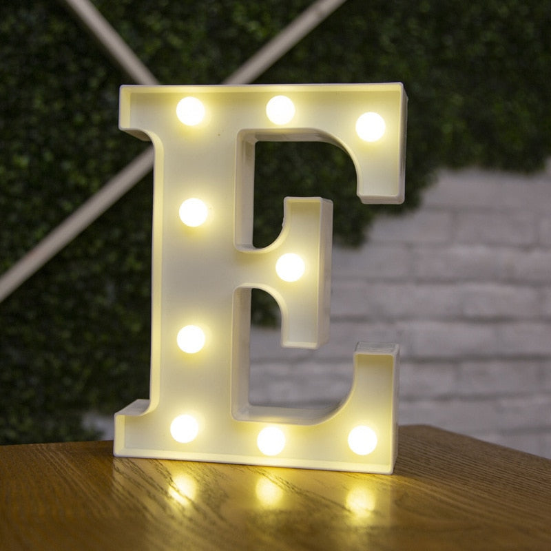 Luxury Alphabet Letter LED Lights - Orchid Unique