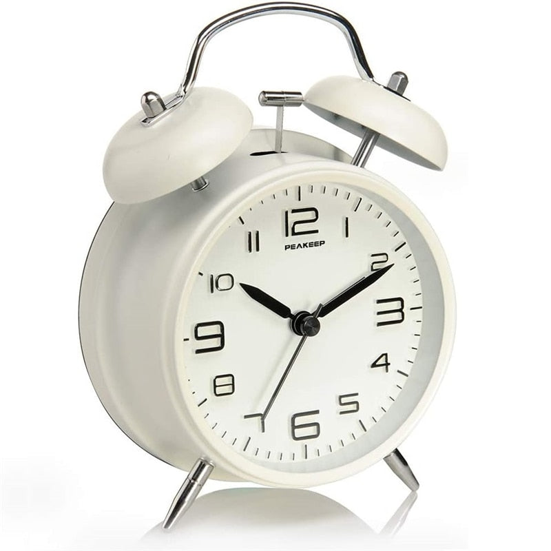 Twin Bell Loud Alarm Clock - Orchid Unique