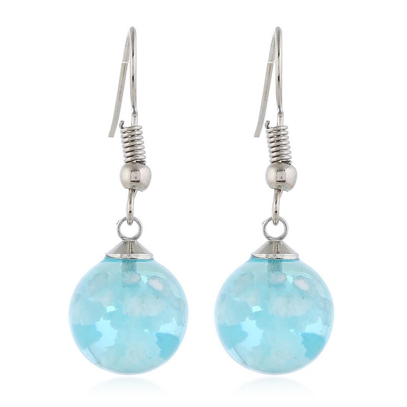 Chic Transparent Pendant Earrings - Orchid Unique