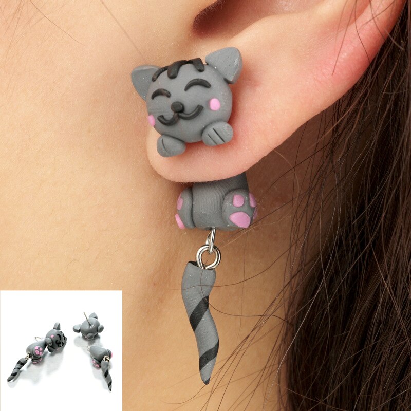 Cute Animal Creative Handmade Earrings - Orchid Unique
