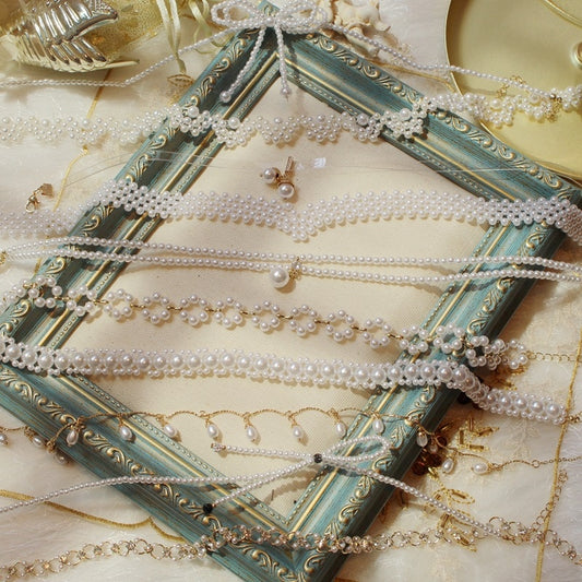 ZOVOLI Dainty Pearl Nicklace - Orchid Unique