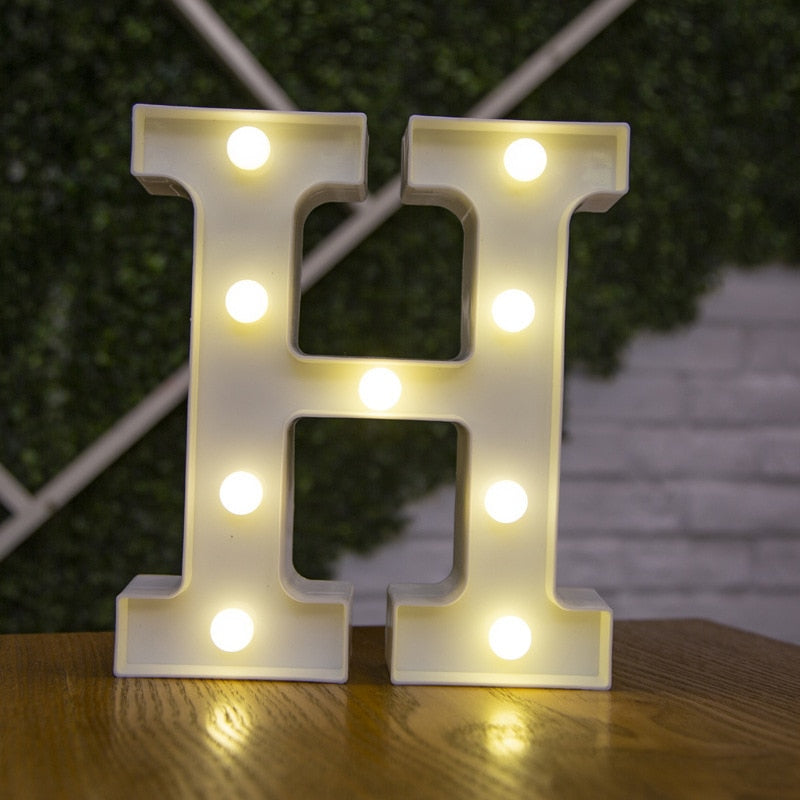 Luxury Alphabet Letter LED Lights - Orchid Unique