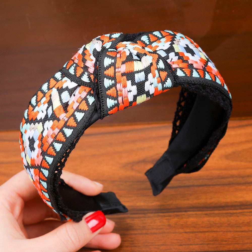 Ethnic Hairband - Orchid Unique