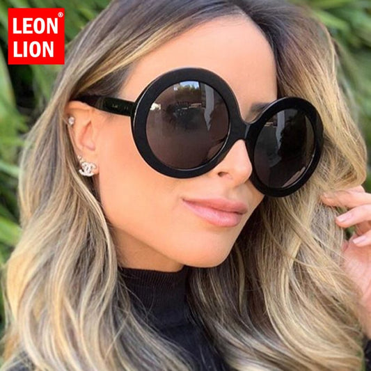 Round Oversized Sunglasses - Orchid Unique