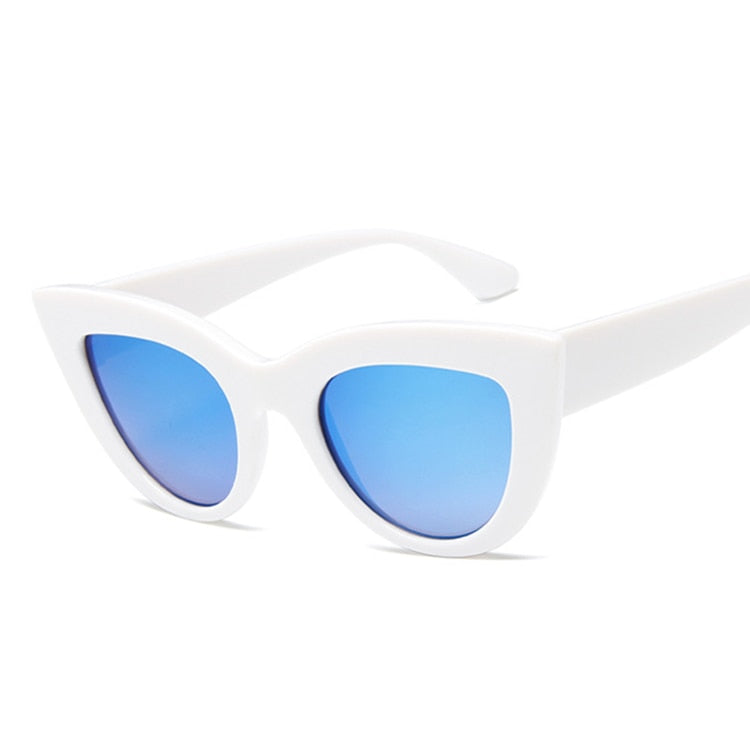 Round Cat Eye Style Sunglasses - Orchid Unique