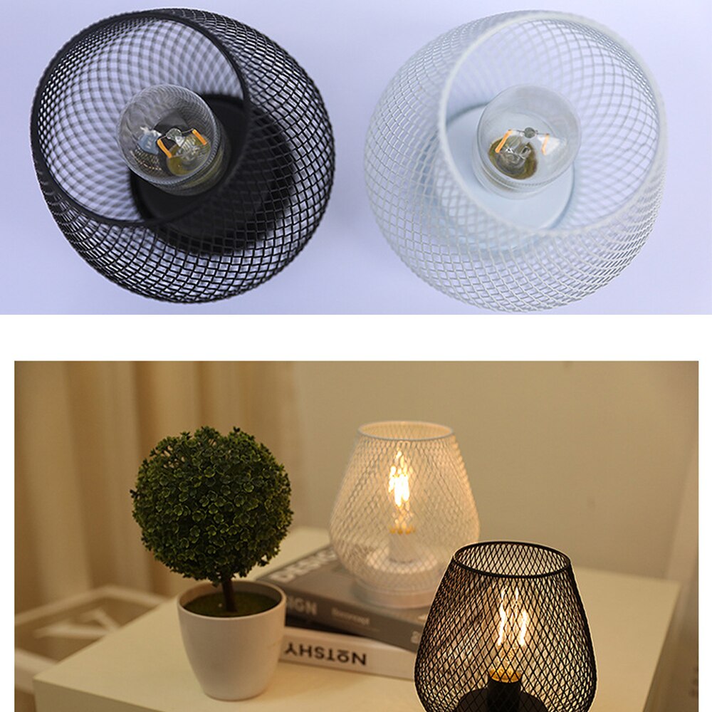 Birdcage Shape Iron Table Lamp - Orchid Unique