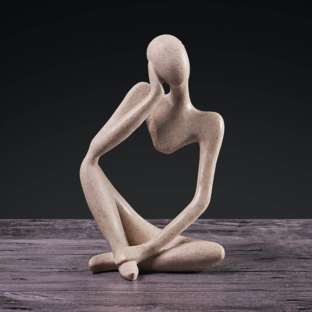 Thinker Statue - Orchid Unique