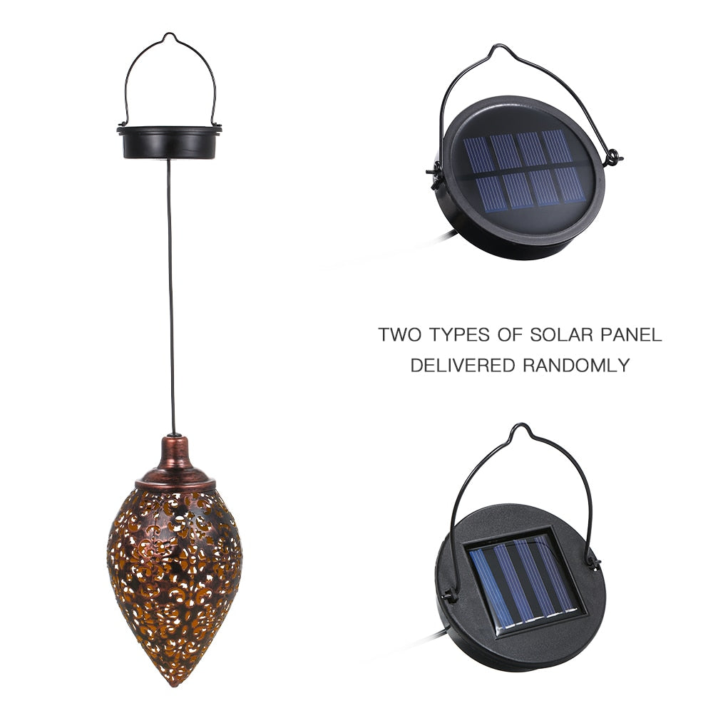 Solar Light LED Lantern Garland Waterproof - Orchid Unique