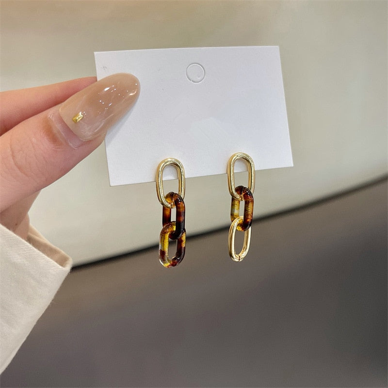 Trendy  Drop Earrings - Orchid Unique