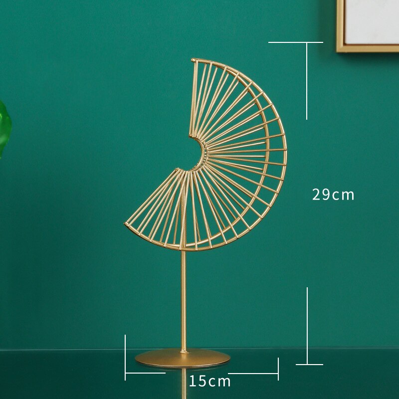 Vase + Nordic Iron Art Golden Ginkgo Leaf Plant - Orchid Unique