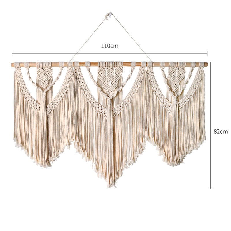 Large Macrame Wall Hanging Tapestry - Orchid Unique