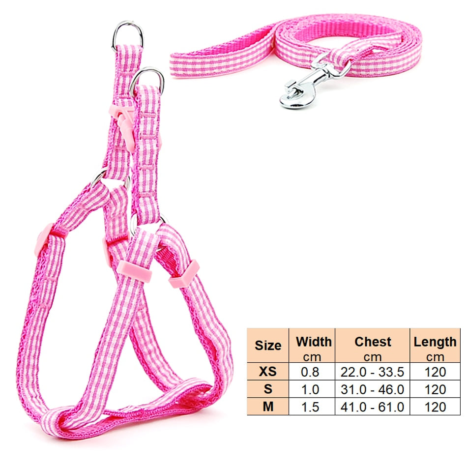 Adjustable small dog and cat harness - Orchid Unique
