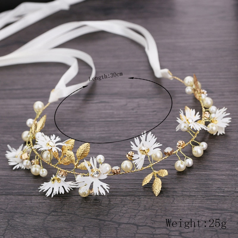Gorgeous Flower Headbands Braided Hair - Orchid Unique