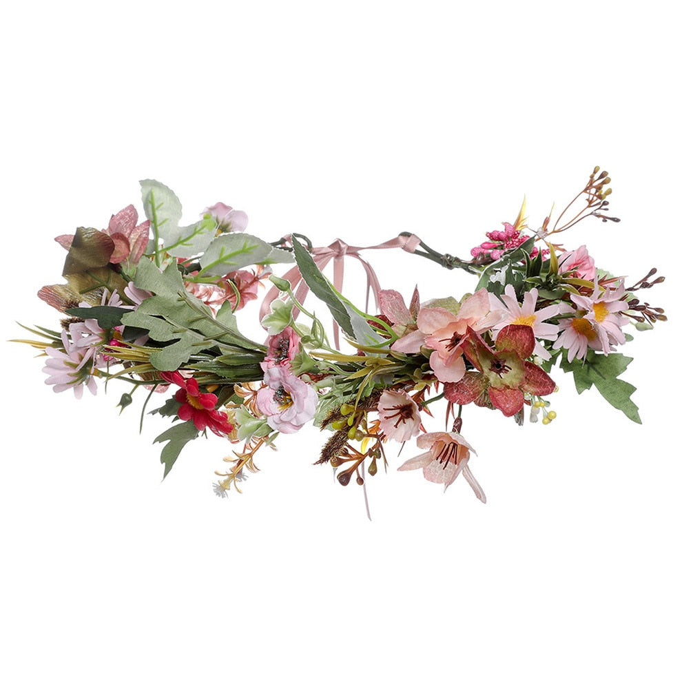 Molans Spring Bohemian Flower Crowns - Orchid Unique