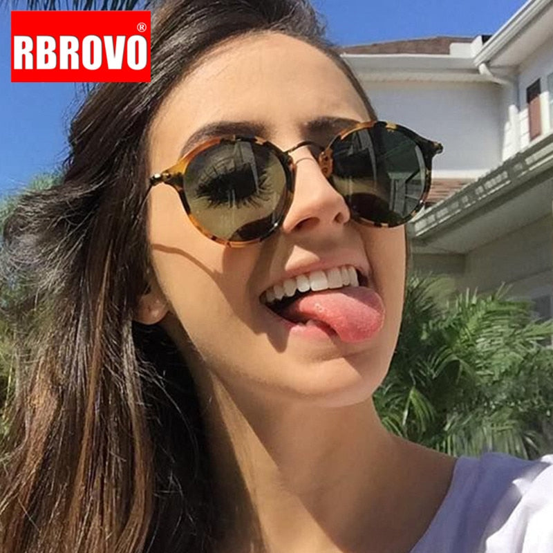 Fashion Round Sunglasses - Orchid Unique