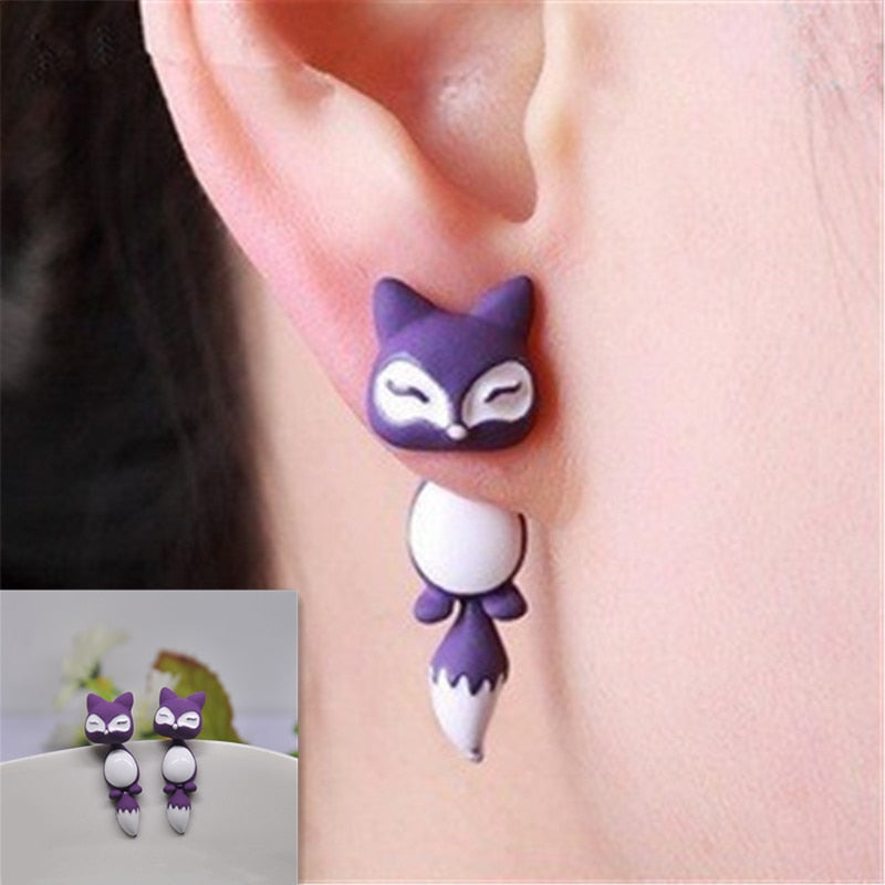 Cute Animal Creative Handmade Earrings - Orchid Unique