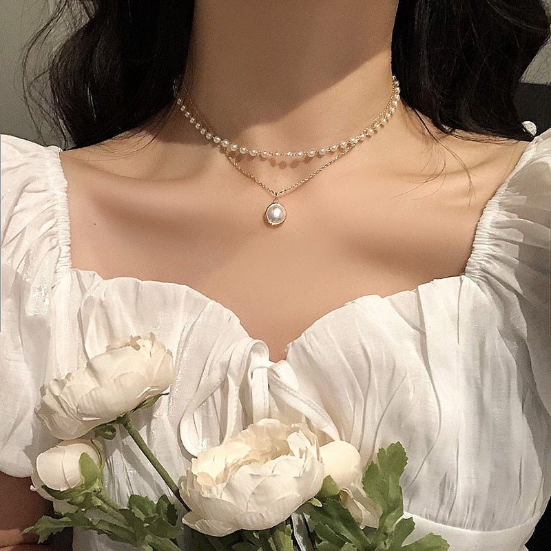 ZOVOLI Dainty Pearl Nicklace - Orchid Unique