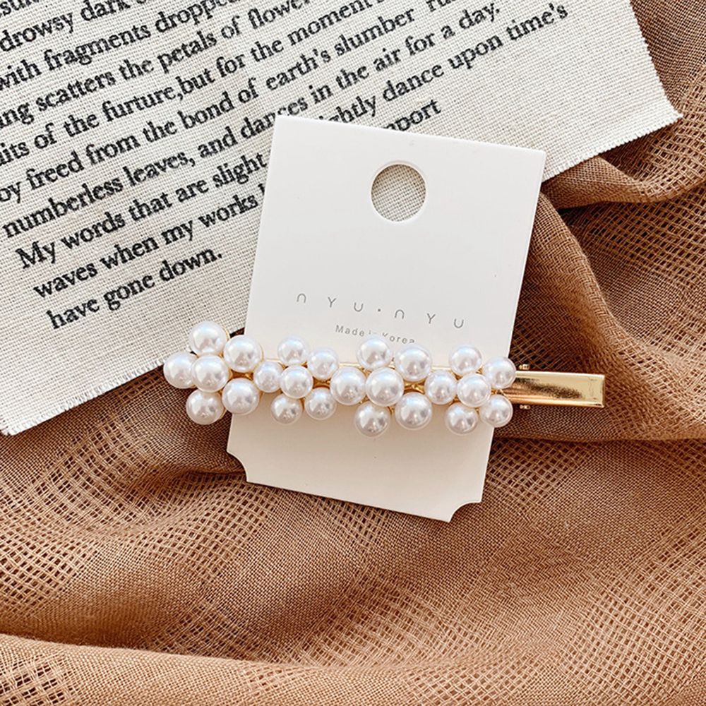 Pearl Metal Hairclips - Orchid Unique