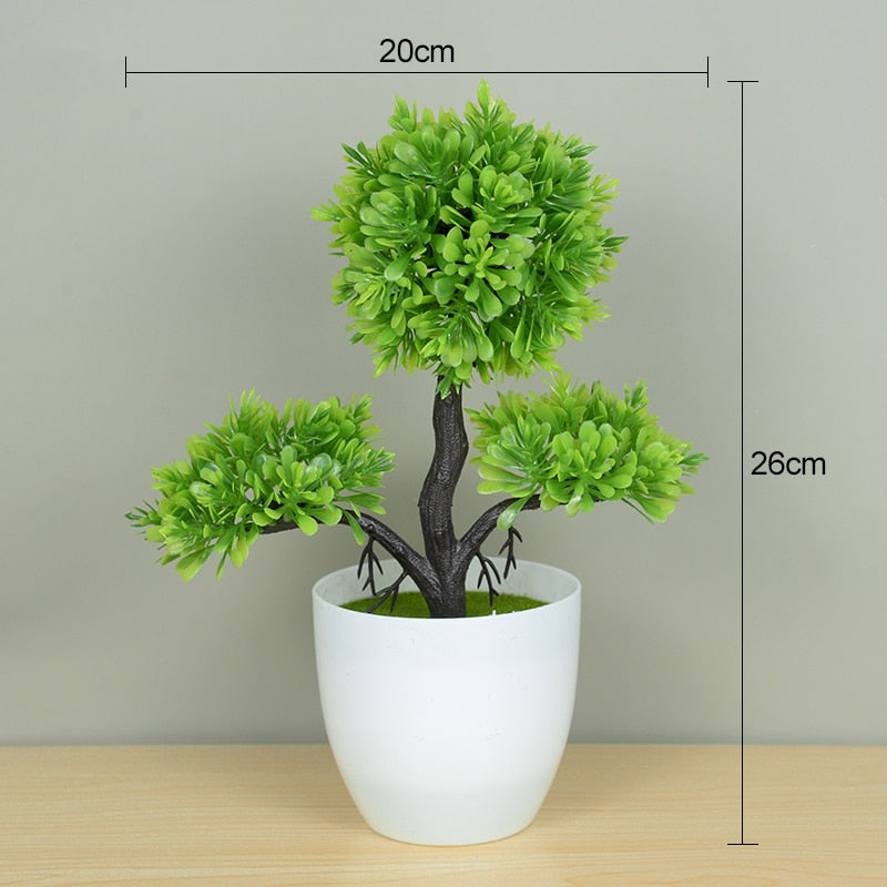 vase + Mall Tree Grass Plants Pot Ornament - Orchid Unique
