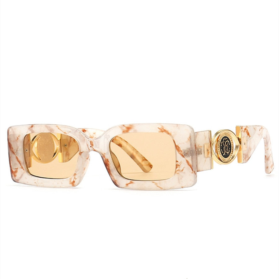 New Retro Square Sunglasses - Orchid Unique