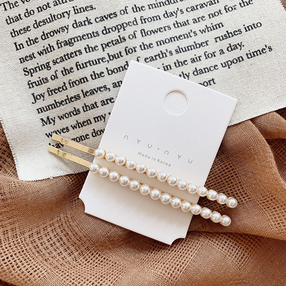 Pearl Metal Hairclips - Orchid Unique