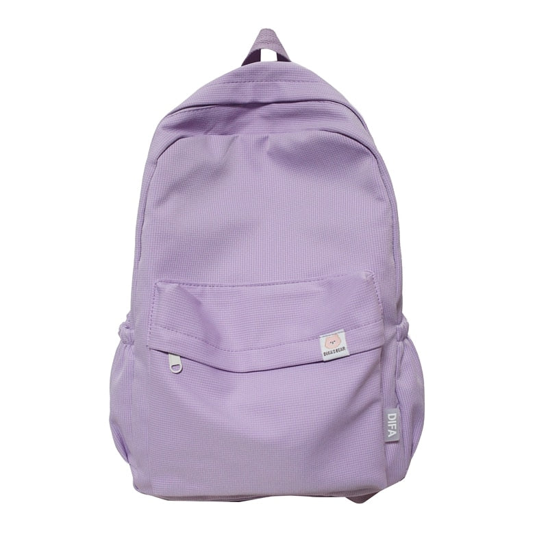 Waterproof Women Backpack and Schoolbag - Orchid Unique