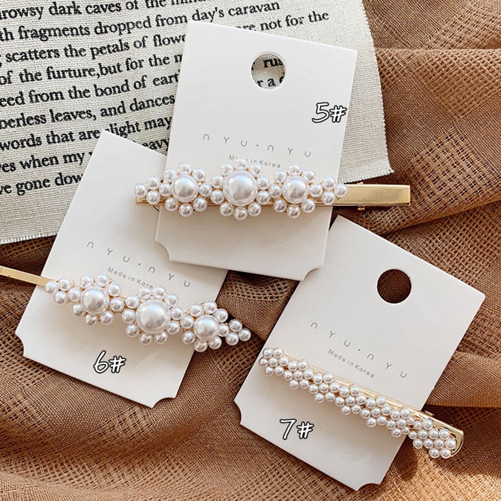 Pearl Metal Hairclips - Orchid Unique