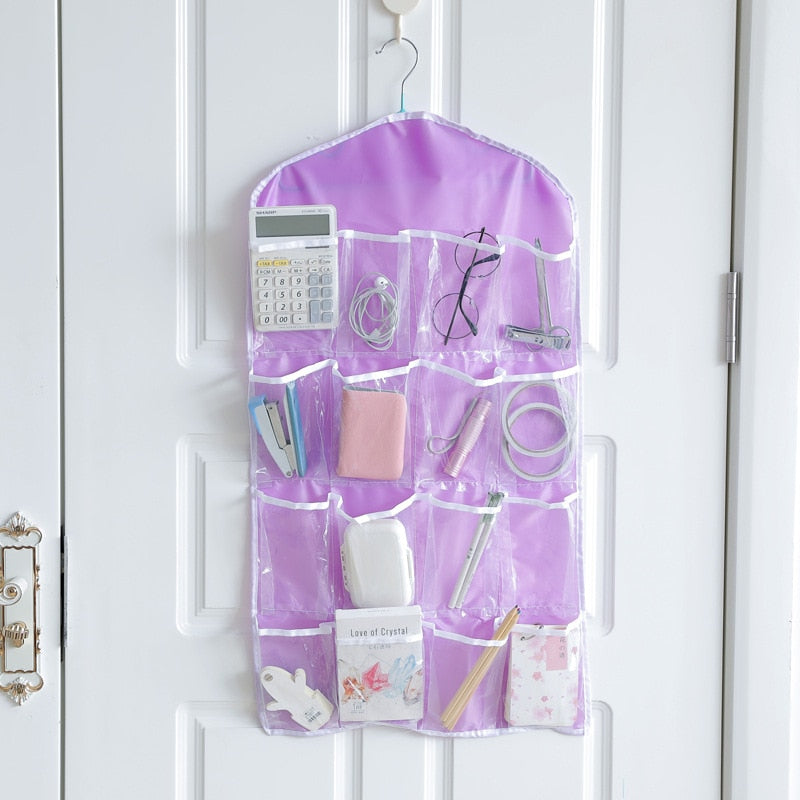 Portable 16 Grid Hanging Bag - Orchid Unique