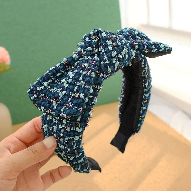 Color Fabric Casual Headband - Orchid Unique