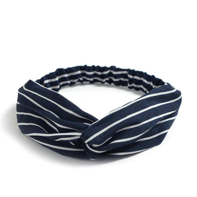 New print Knot Women Headband Vintage Hairband Girls Headwear Leopard Headband Hair Accessories dress Gift hair ties scrunchie - Orchid Unique