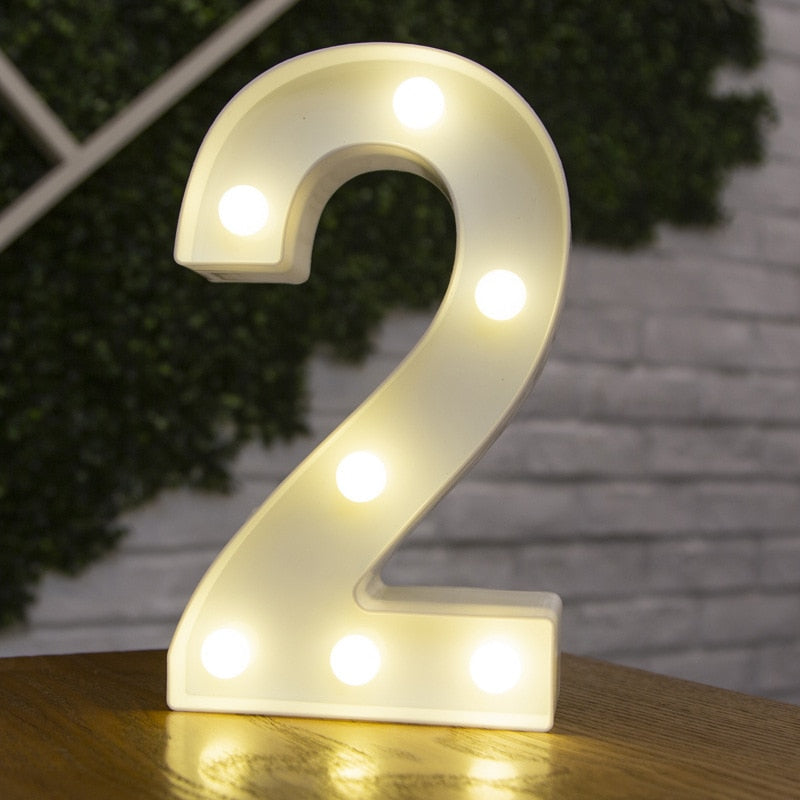 Luxury Alphabet Letter LED Lights - Orchid Unique