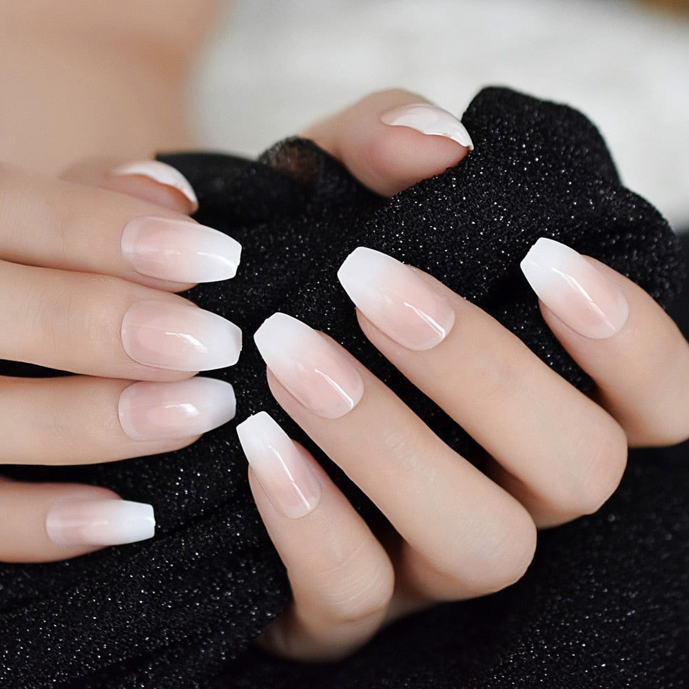 Round Fake Nail Tips - Orchid Unique
