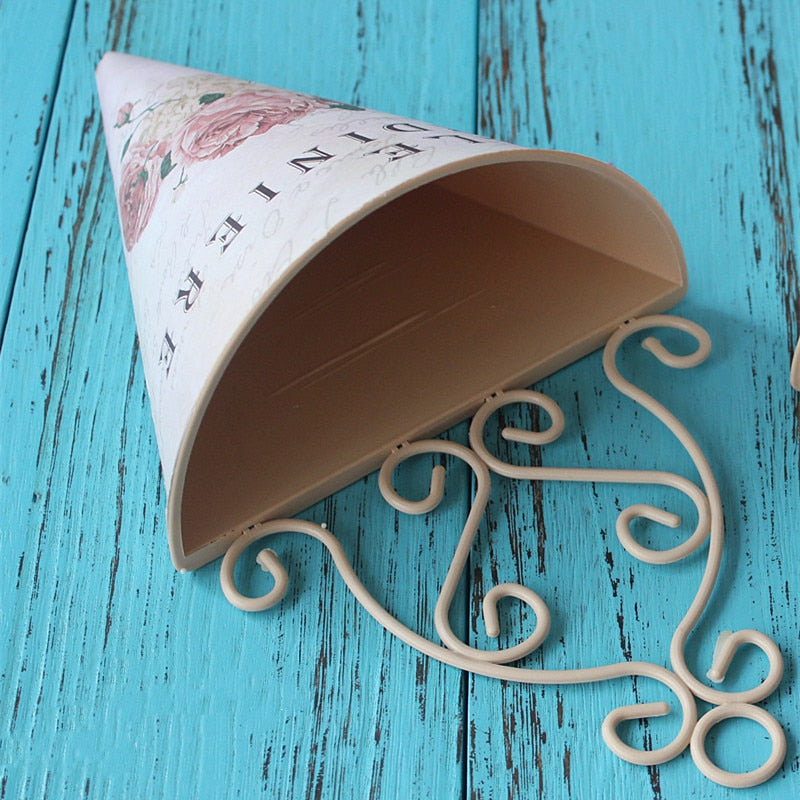 Plastic Wall Hanging Flower Vase-Basket Pot - Orchid Unique