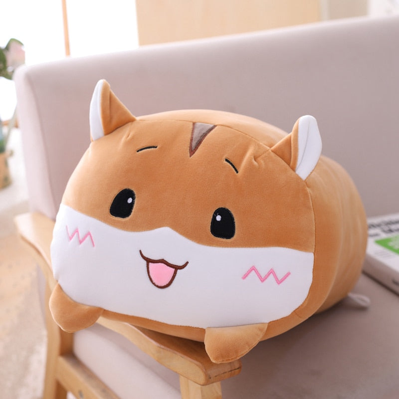 kawaii animal Pillow Cushion - Orchid Unique