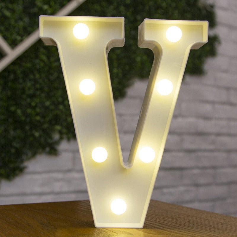 Luxury Alphabet Letter LED Lights - Orchid Unique