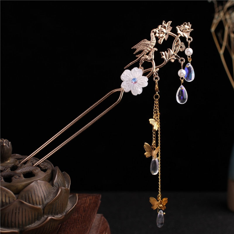 Antique hair ornaments - Orchid Unique