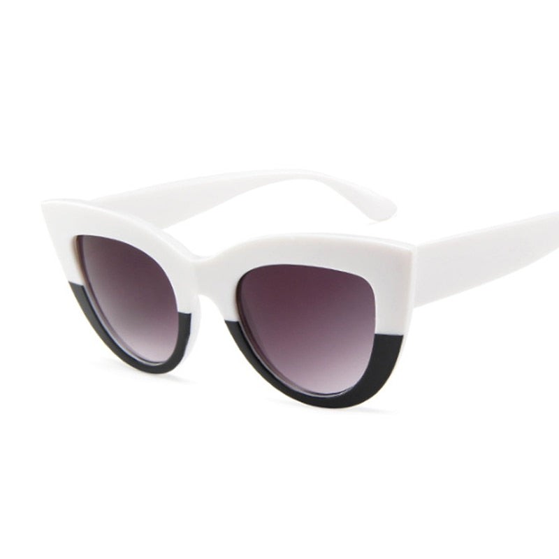 Round Cat Eye Style Sunglasses - Orchid Unique