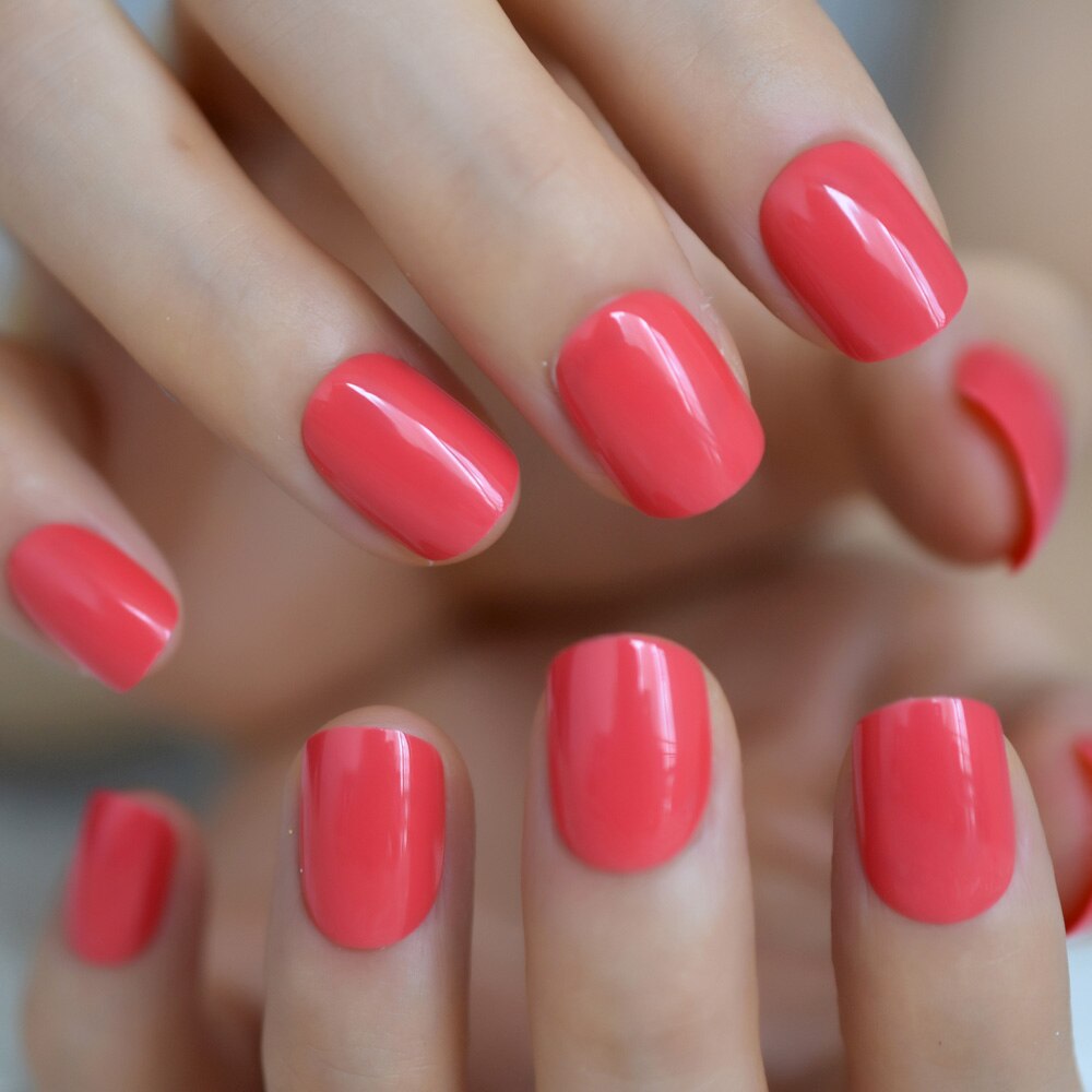 Round Fake Nail Tips - Orchid Unique