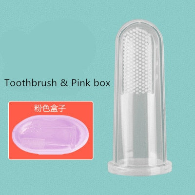 Soft Pet Finger Toothbrush - Orchid Unique