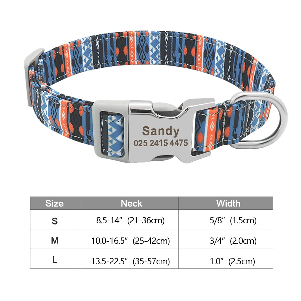 Personalized Dog Accessories Collar - Orchid Unique
