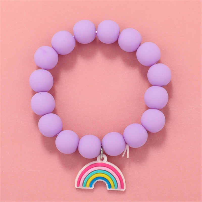 Cute beads Bracelet - Orchid Unique