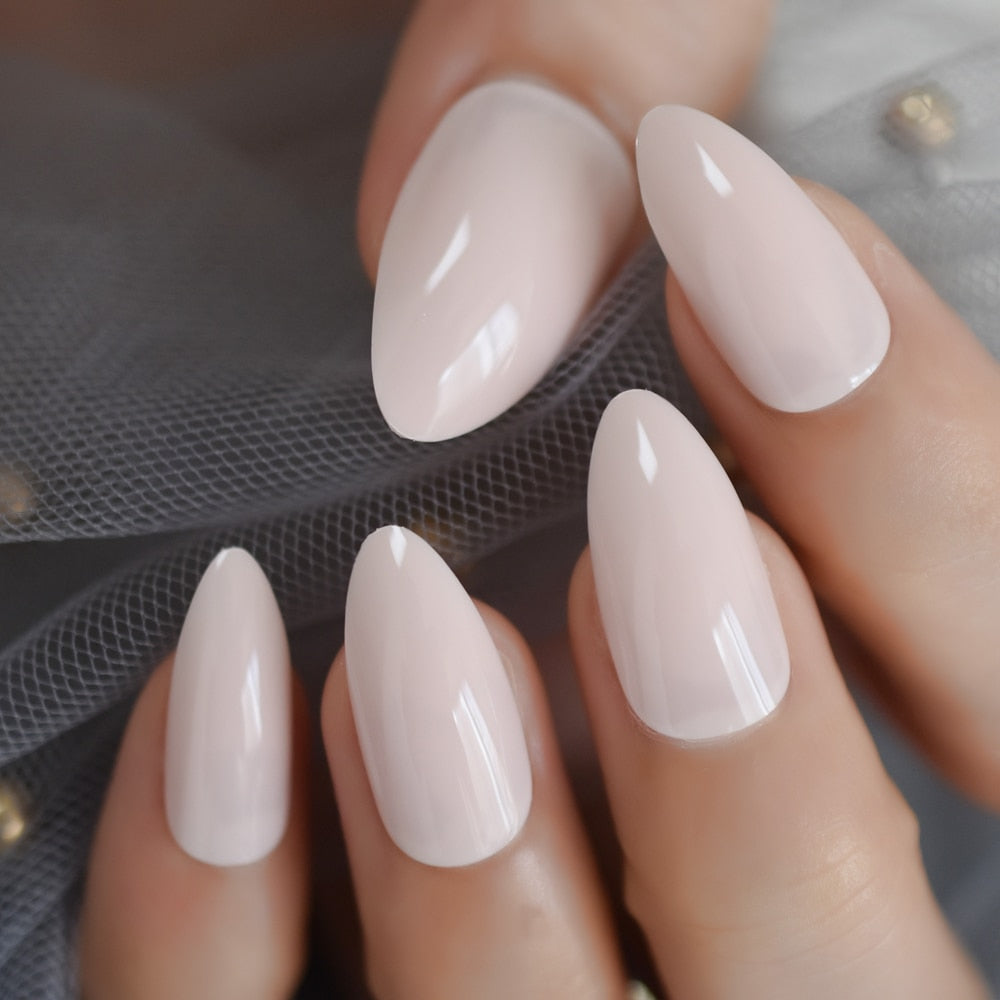 Round Fake Nail Tips - Orchid Unique