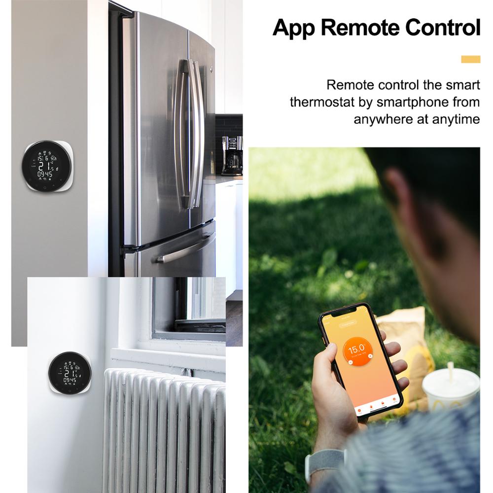 Smart WIFI Thermostat Clock - Orchid Unique
