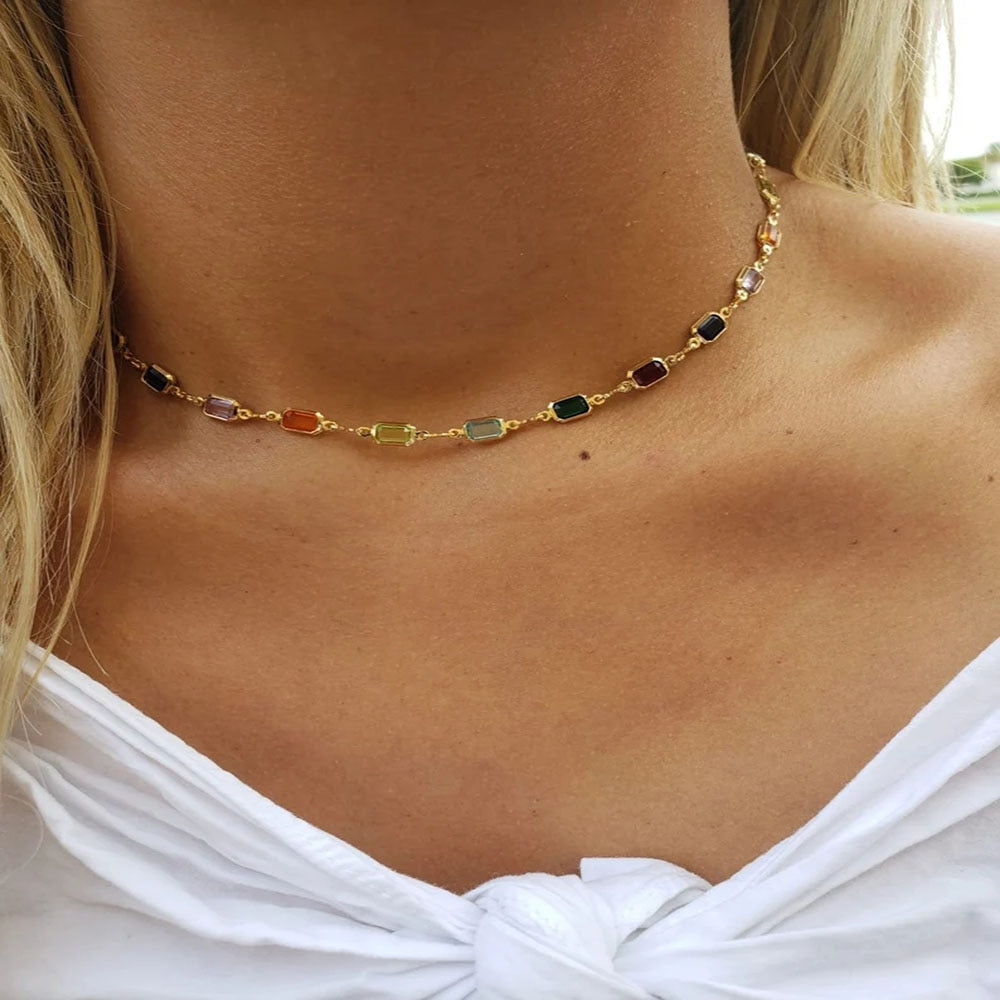 Colorful Chains Necklaces - Orchid Unique