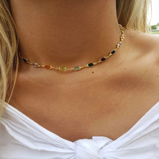 Colorful Chains Necklaces - Orchid Unique