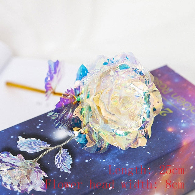 Rose LED Light Foil Flower - Orchid Unique